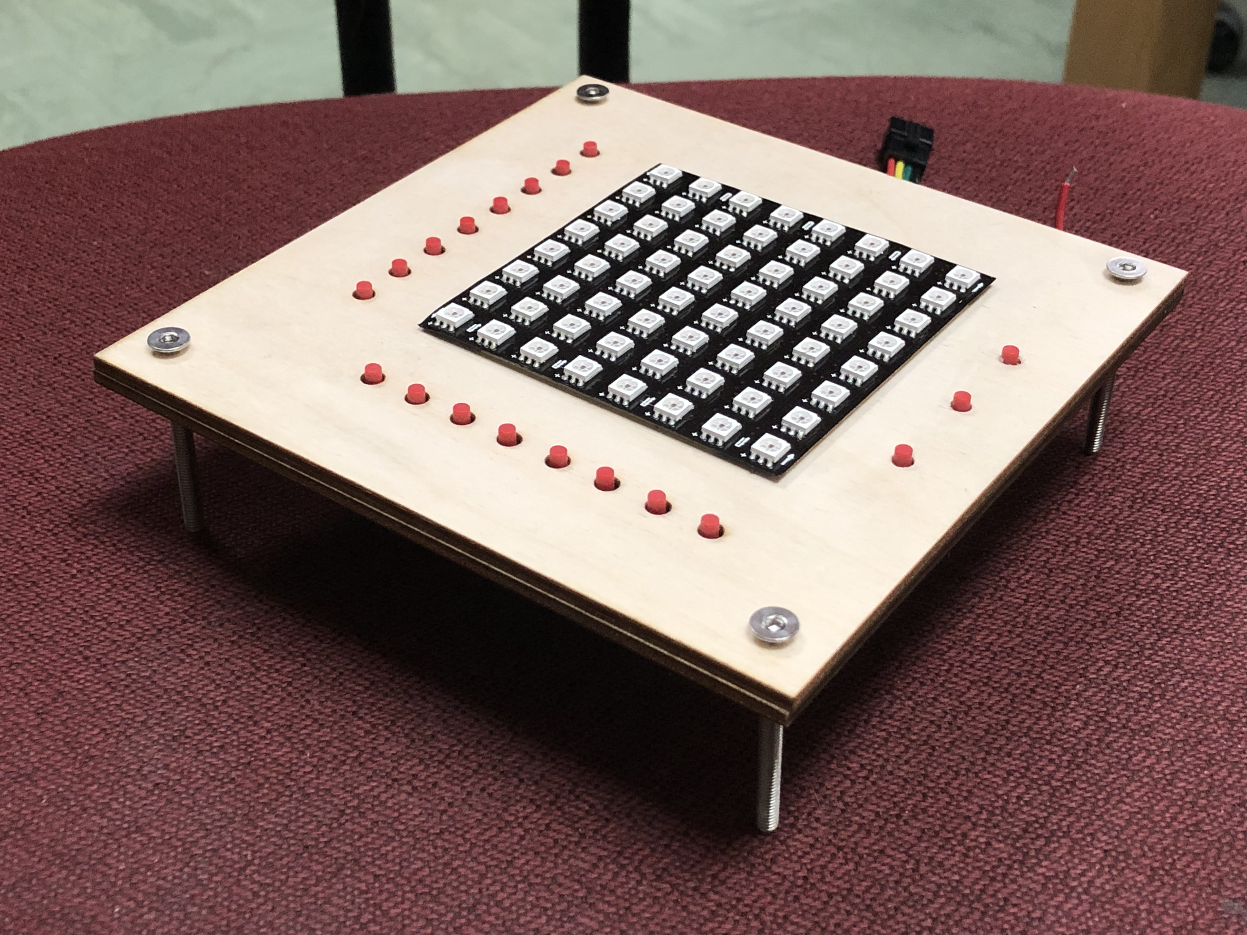 buttons and lights