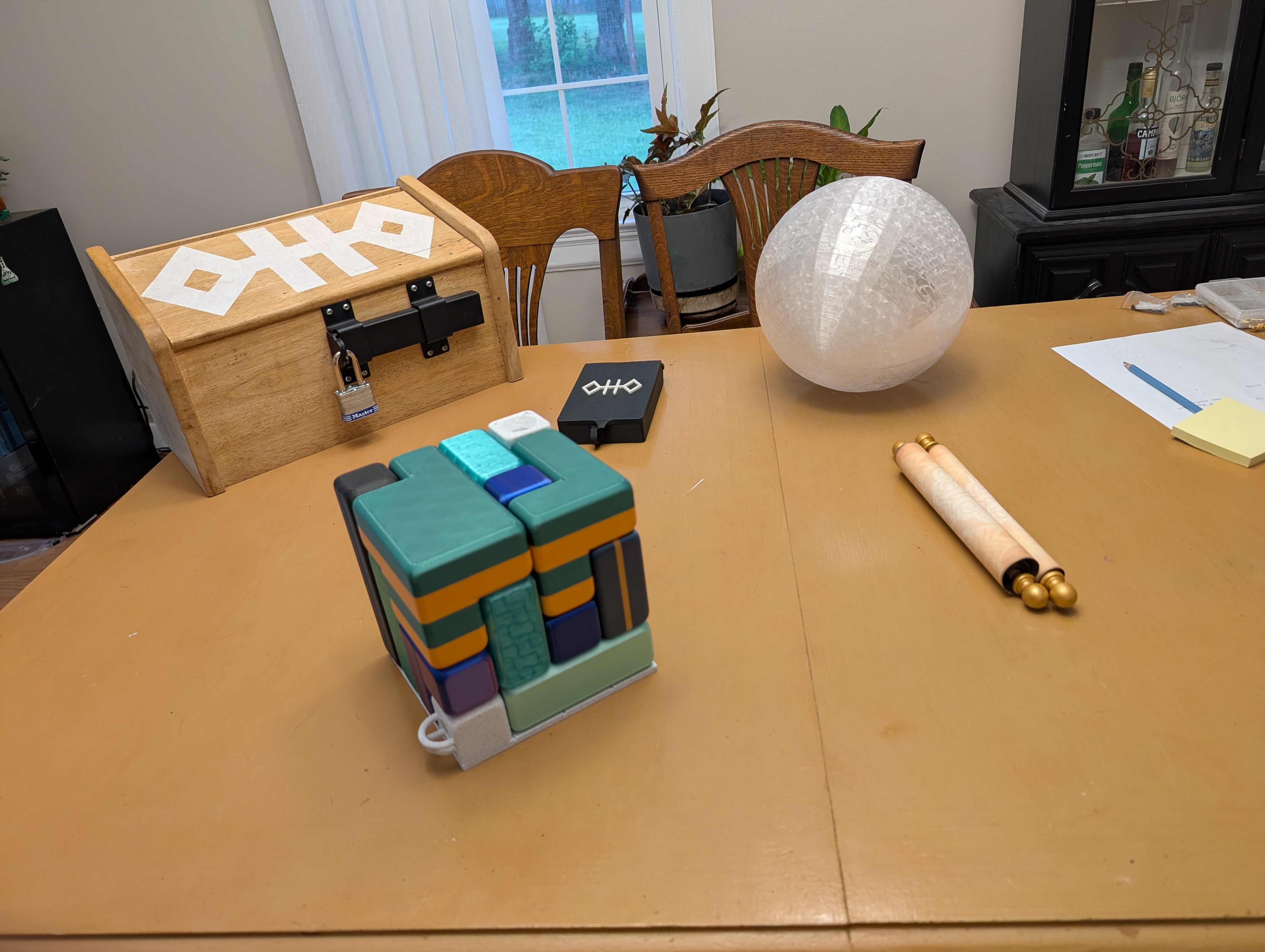Solved puzzle at step 8