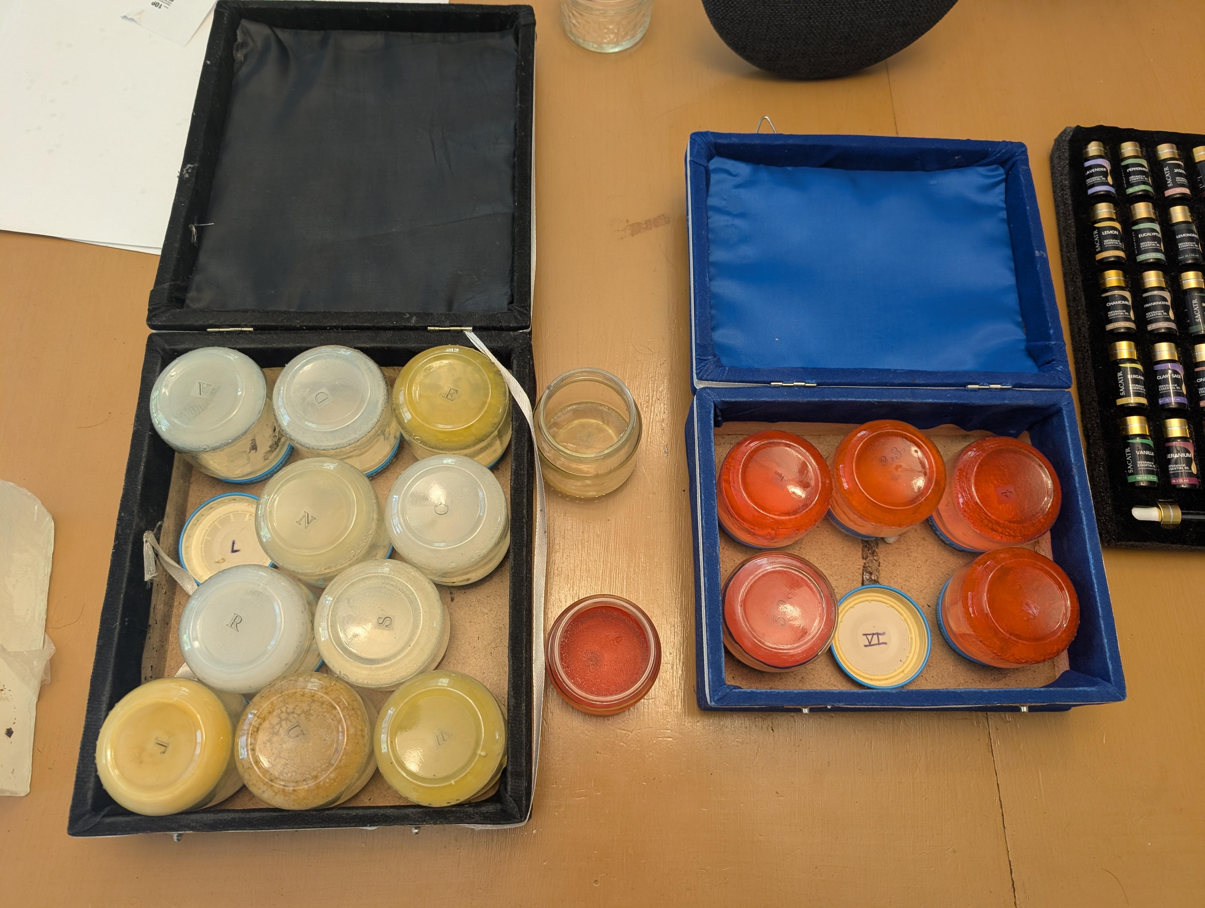 Boxes with soaps