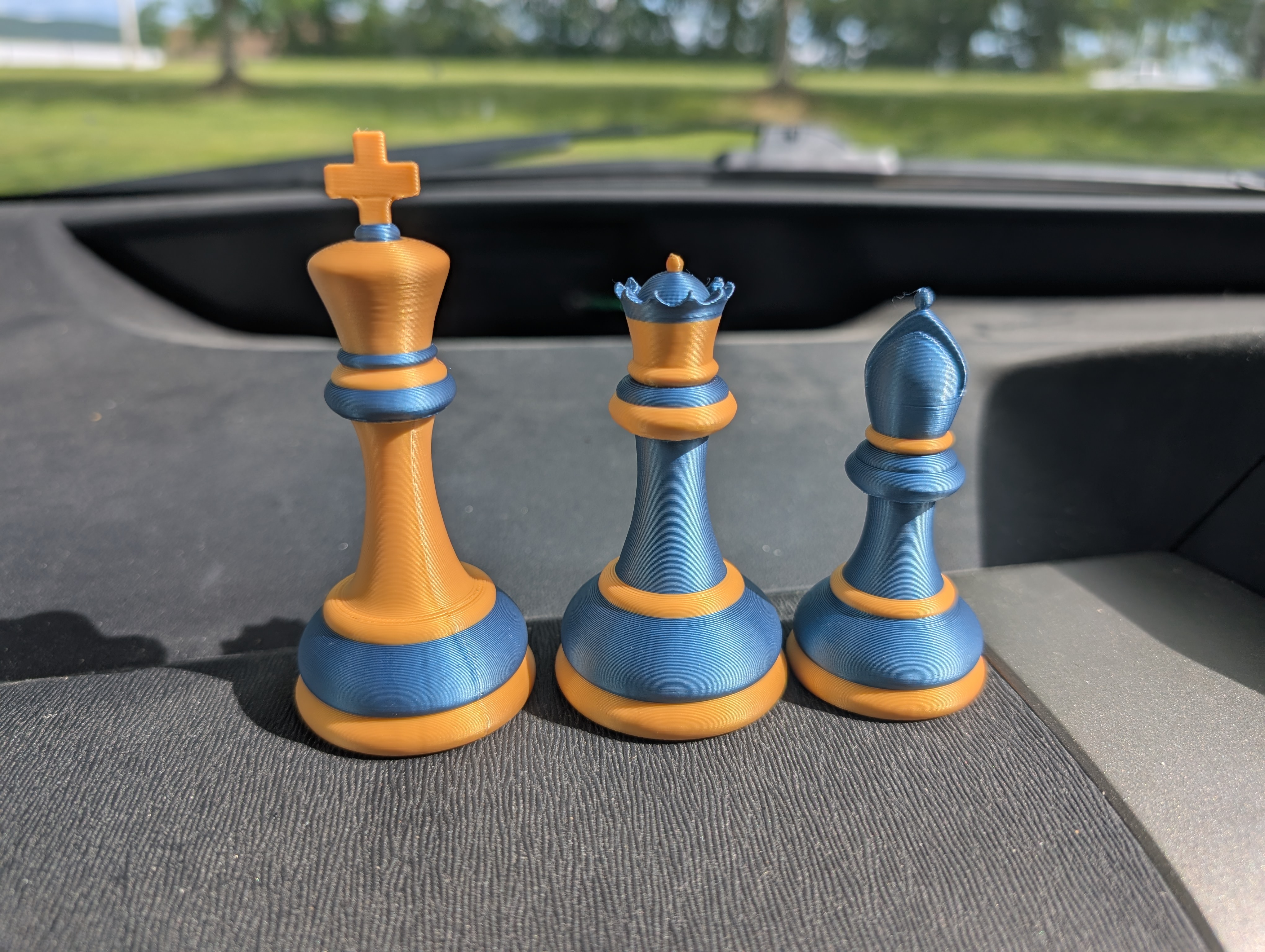 Chess pieces as trophies
